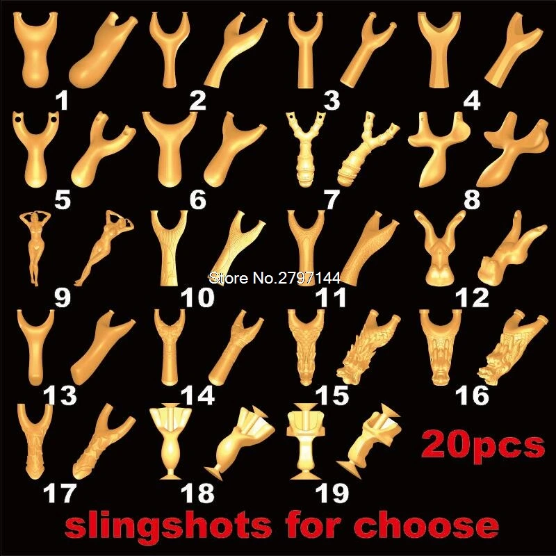 19pcs slingshots for choose Four axis 3D Model 3D STL for cnc STL format for printer Engraver ArtCam 19pcs slingshots for choose Four axis 3D Model 3D STL for cnc STL format for printer Engraver ArtCam