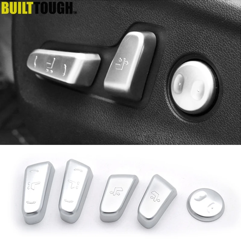 

For Kia Sportage QL 2017-2019 Chrome Interior Seat Adjustment Switch Knob Button Control Cover Trim Garnish Molding Car Styling