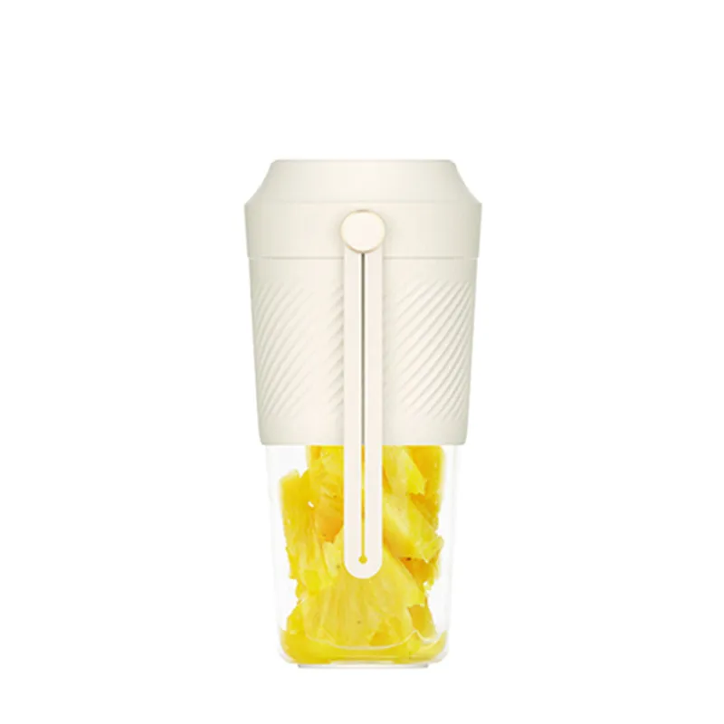 YOUPIN SOLOVE электрическая портативная соковыжималка, чашка 400 мл, USB, кухонный миксер для фруктов, соковыжималка, чашка - Цвет: Белый