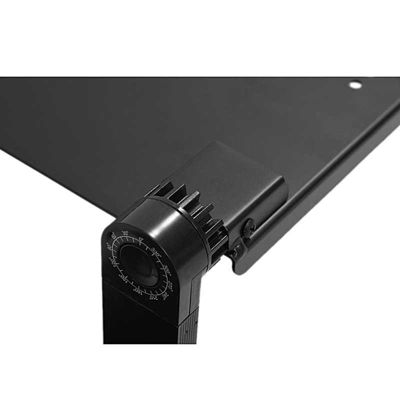  Promotion Portable Foldable Adjustable Laptop Desk Computer Table Stand Tray For Sofa Bed Black