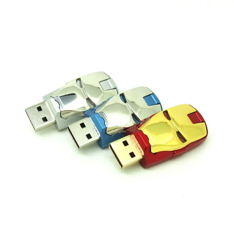 Новинка, флеш-диск usb 2,0, для Мстителей, Железный человек, ручка-накопитель, 4g, 8g, 16g, 32g, реальная емкость, память, usb, флешки, не светильник