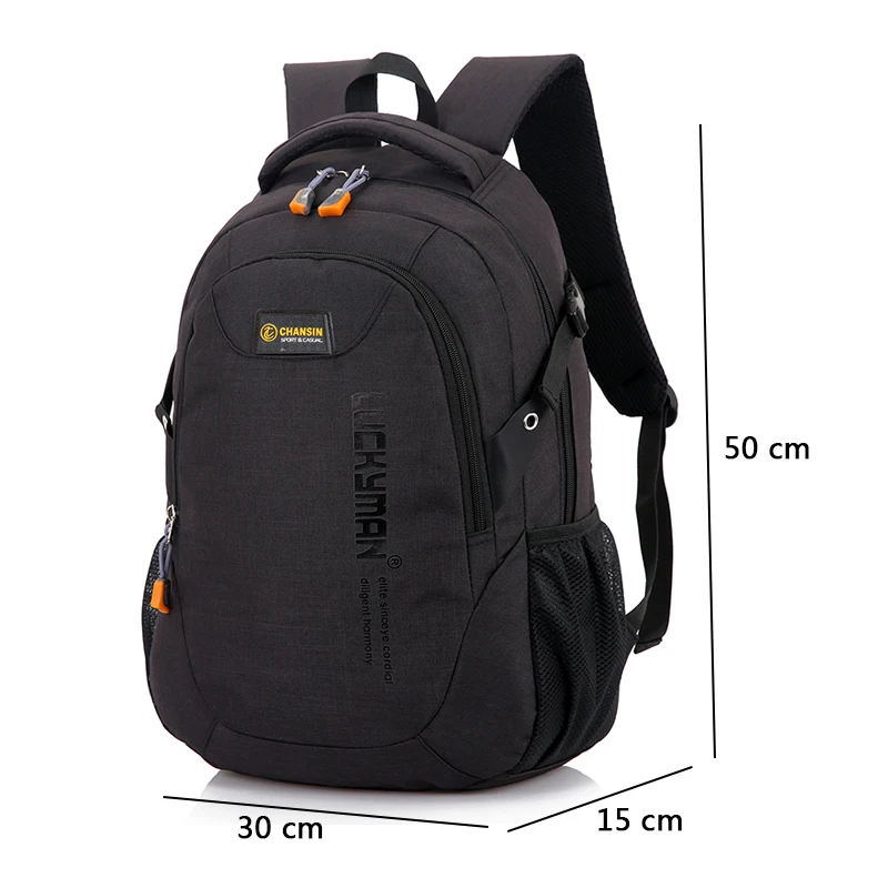  2019 New Fashion Men's Backpack Bag Male Polyester Laptop Backpack Computer Bags high school studen - 32852000301