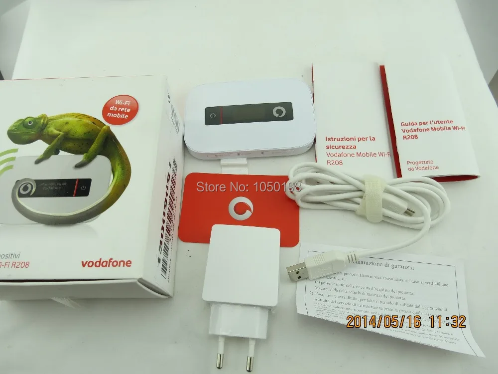 Vodafone chiavetta маршрутизатор Huawei WI-FI r208 Fino 43.2 Мега приходят Nuova