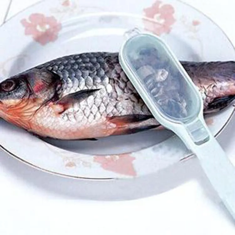 Быстрая очистка рыбы кожи стали пластиковое приспособление для снятия чешуи скалер скребок для чистки инструмент для посуды овощечистка