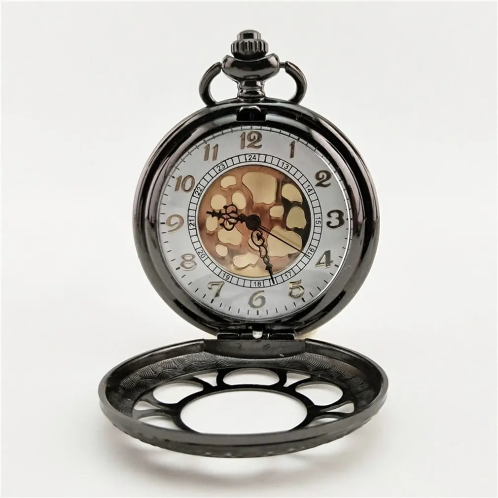 Antique Pocket Watches Hollow Out Flower Unisex Vintage Transparent Retro Necklace Pocket & Fob Watch With Chain For Men Women Antique Pocket Watches Hollow Out Flower Unisex Vintage Transparent Retro Necklace Pocket & Fob Watch With Chain For Men Women