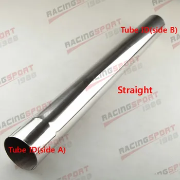

3" (76mm) Straight Mandrel Bends Stainless Steel Female Flared Male End Pipe