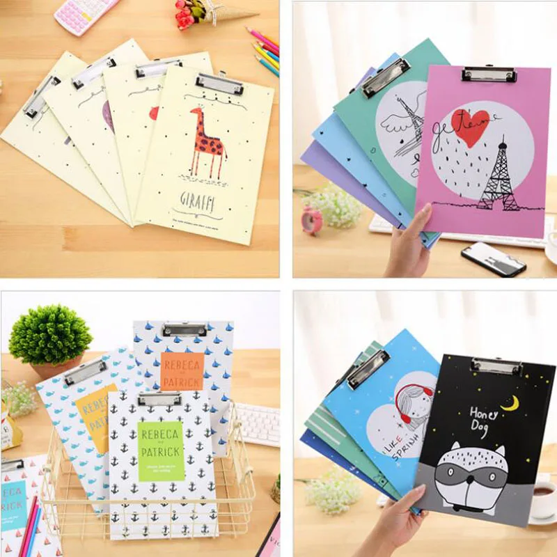 Hot Sale A4 Size Wooden Clipboard Clip Board Office School Stationery With Hanging Hole Office Document Holder Filing Clip Board