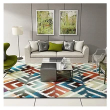 Геометрический прямоугольник кухонный ковер пол нескользящий коврик для ванной комнаты американский стиль ковры S для коврики для гостиной для детей спальня