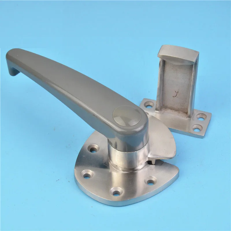 stainless steel door handle Seafood steam box hinge oven door lock cold