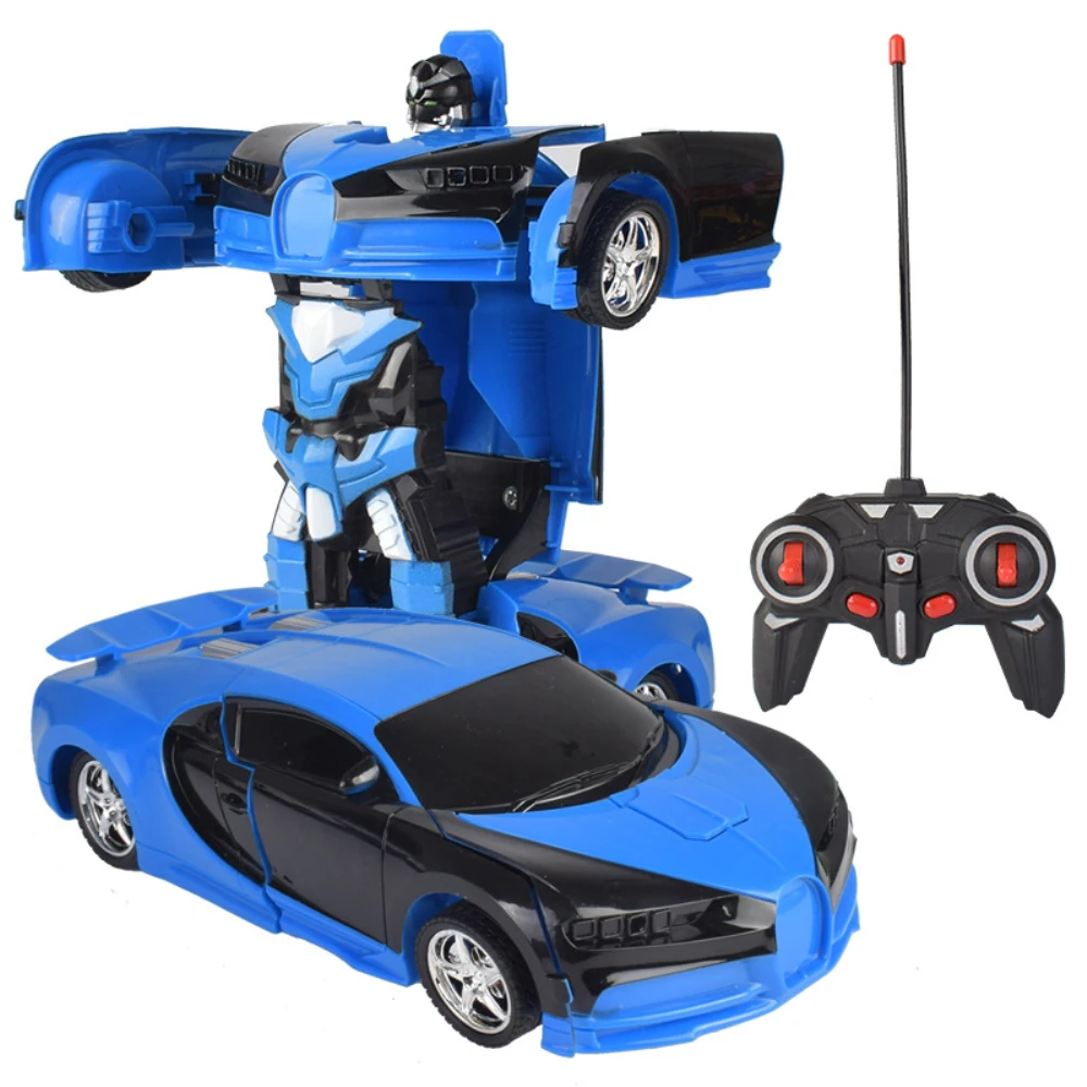 Трансформатор RC 2 в 1 RC автомобиль Вождение Трансформация Роботы модели автомобилей Дистанционное управление автомобиль RC Боевая игрушка подарок на год