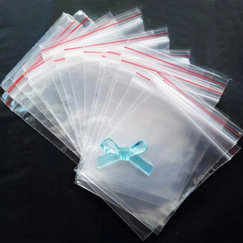 1000pcs/25X35cmTransparent Pe Zipper bag resealable plastic retail packaging Bag Pe Ziplock bag