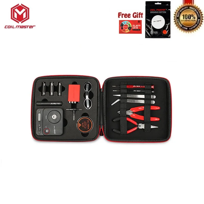 Coil Master V3 DIY Kit All-in-One CoilMaster V3 E-Cigarettes Tools Kit RDA RBA Vape Tank Atomizer Coil Tool Bag Accessories superman earth one v3