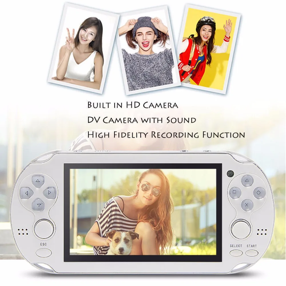  64Bit 4.3inch PAP Gameta II Plus 16G HDMI Built-In 3000 Games MP4 MP5 Video Game Consoles Wireless 
