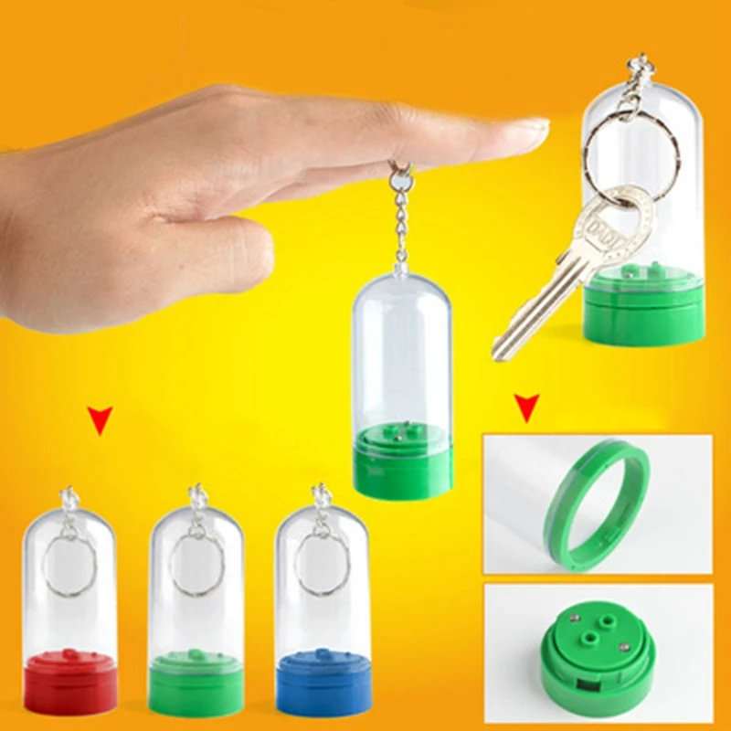 

2pcs Key Ring Building Blocks Keychain Display Case Models Toys