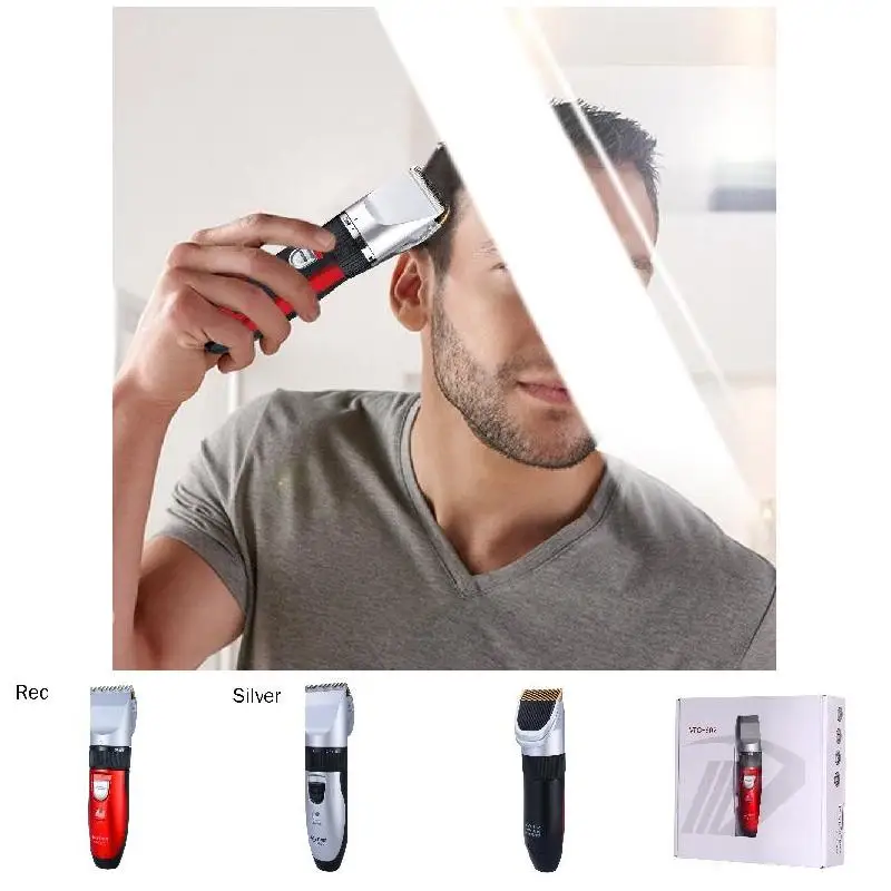 

Professional Quiet Hair Clippers Cordless Electric Trimmer Shaver Rechargeable Grooming Kit for Adults Babies Hair Styling SK88