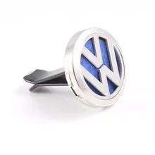 Серебряных логотипов(30 мм) магнетизм диффузор 316 нержавеющая сталь автомобильный ароматерапия медальон эфирное масло автомобильный диффузор медальоны