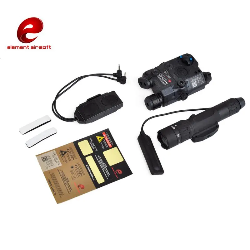 Element Airsoft вспышка светильник SF PEQ LA 5C блок II ИК и зеленый лазерный тактический