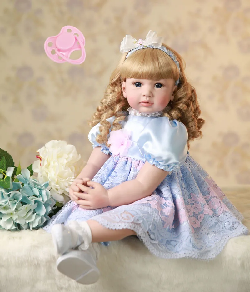 Ilovethepersonwhohatesme Achat 60 Cm Silicone Reborn Bebe Poupee Jouets 24 Pouces Vinyle Princesse Toddler Bebes D Anniversaire Cadeau Jouer Maison Jouet Comme Vivant Bebe Pas Cher Prix