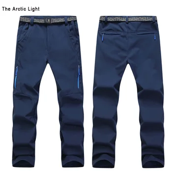 

THE ARCTIC LIGHT Hiking Trekking Pants Softshell Autumn Winter Windproof Waterproof Warmth Radiation Protection Men Travel