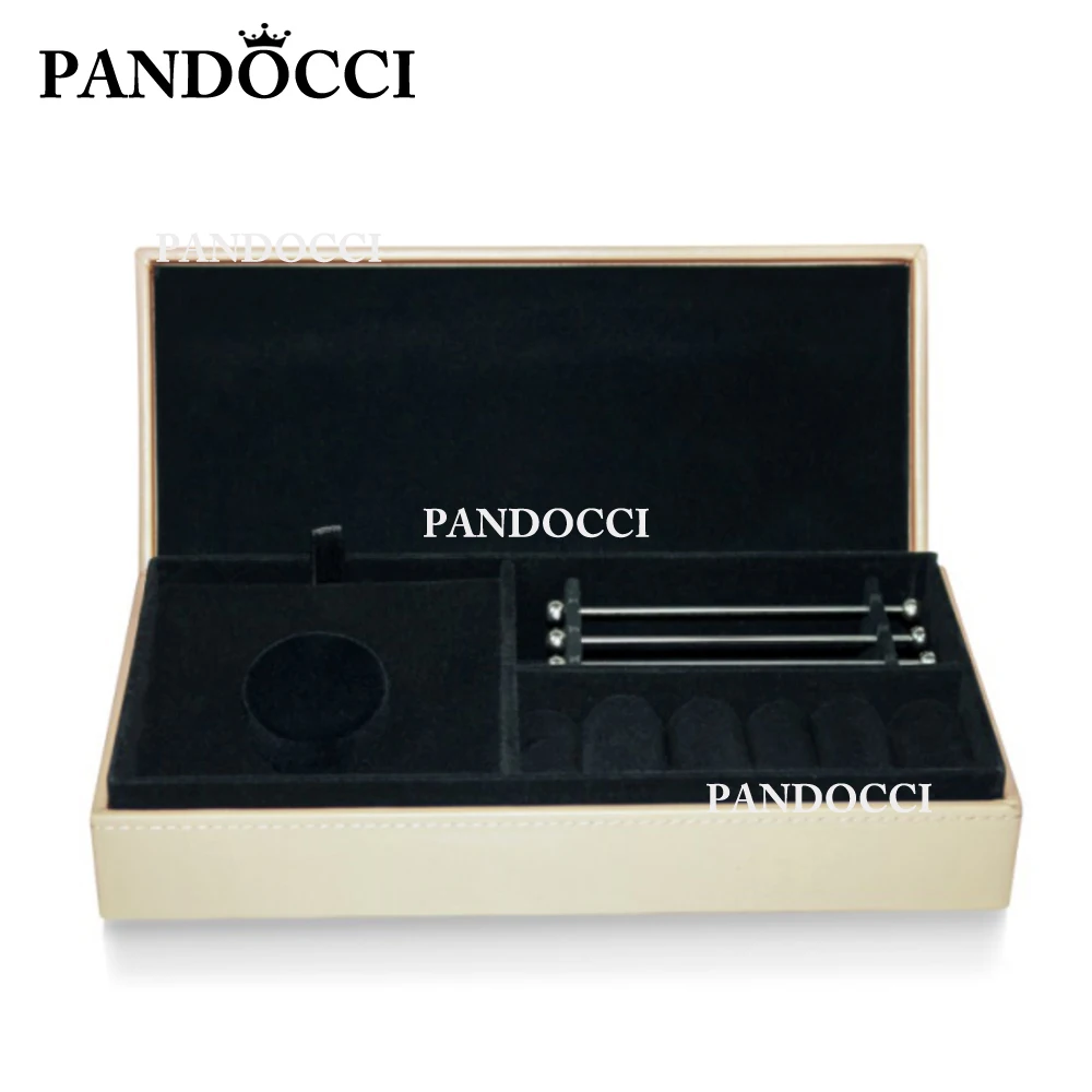 

PANDOCCI Simple and Gorgeous Jewelry Multi-function Storage Box, Please Protect Your Jewelry Original Brand Peripheral Products