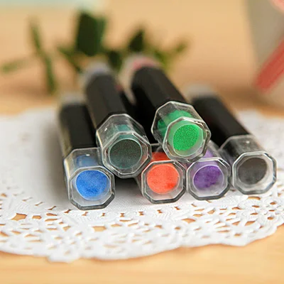 

2 Colors Pen Craft Ink Pad Stamp Pads Inkpad Set for DIY Funny Work Scrapbooking Album Fingerprint Stamp Pad