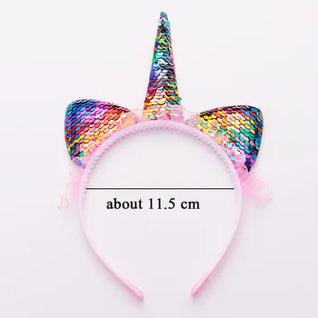 New Fashion Cute Unicorn Cat Ears Lace Headband