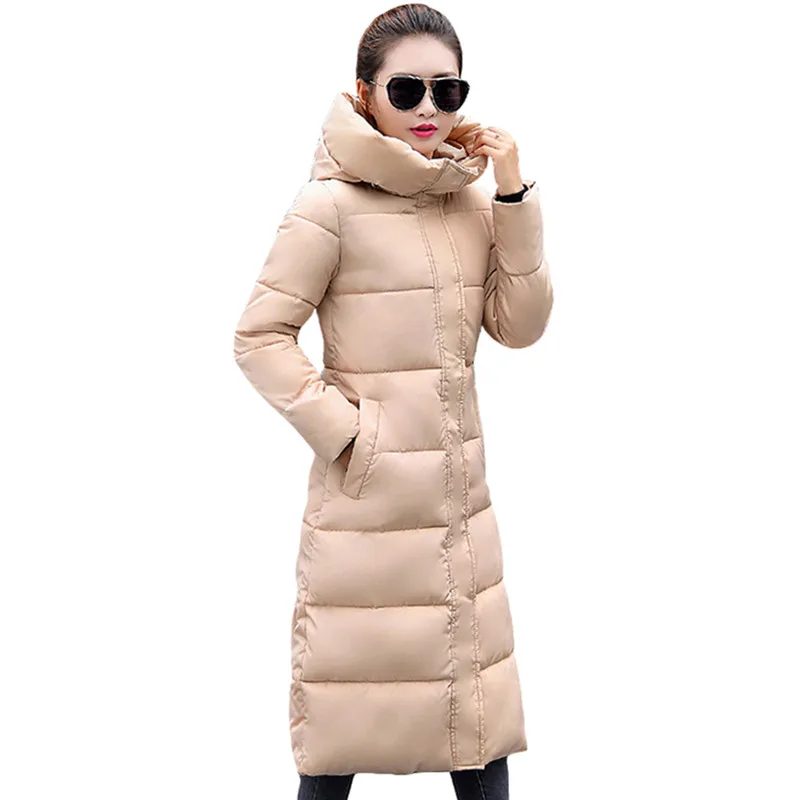  Fashion Winter Jacket Women Thicken Warm Female Jacket Cotton Coat Parkas Long jaqueta feminina inv