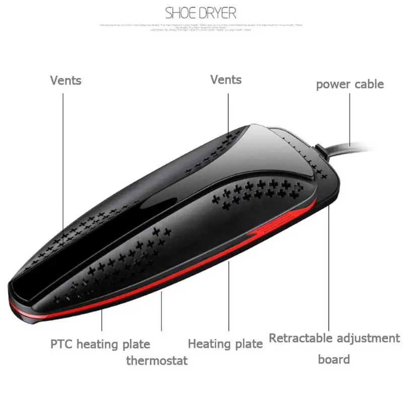 Portable110/230 V сушилка для обуви защита ноги сапог Запах Дезодорант осушающее устройство башмак нагреватель для обуви ботинок нагреватель