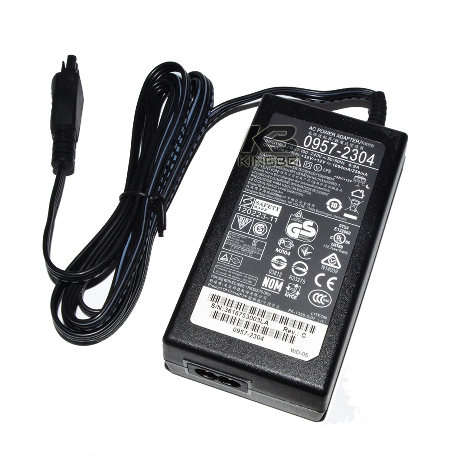 

New 0957-2304 dual output adpter For HP OfficeJet 6100 6700 Photosmart 7510 7520 pro Power Supply 32V 1094mA + Cable