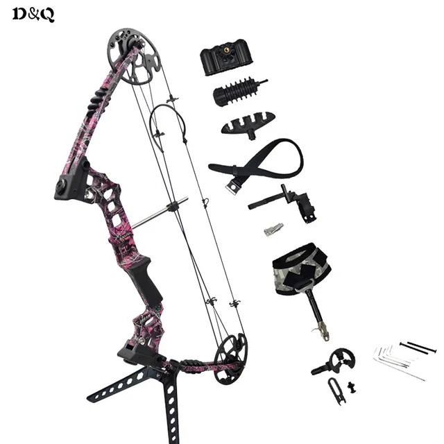  US $356.99 70lbs Archery Hunting Compound Left Right Hand with Complete Accessories Shooting 