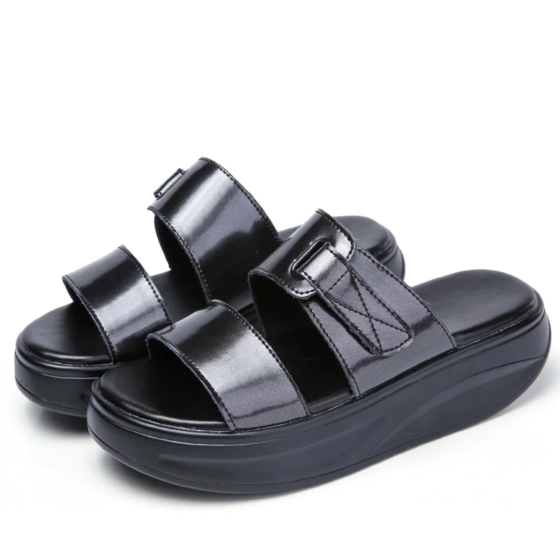 

2140G sandals summer casual new sandals women's leather increased sandals