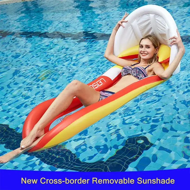 cheap Inflatable Lounge Chair Water Hammock Air Mattresses Floating Sleeping Bed