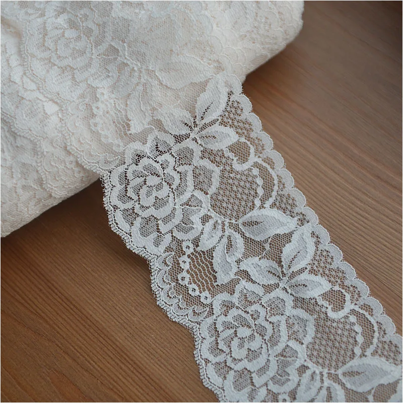 8 м/лот тонкого гладкого Цветочный Scalloped вышивка галуном кружевной отделкой DIY CRAFT
