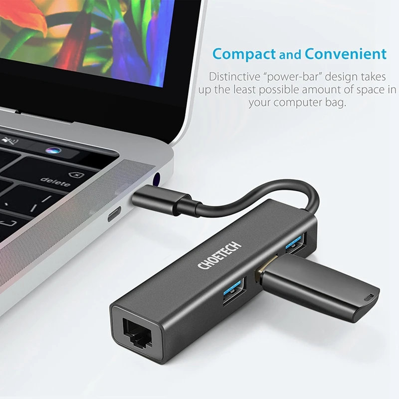Usb C Gigabit Ethernet адаптер Rj45 Порты и разъёмы и 3-Порты и разъёмы Usb 3,0 Порты и разъёмы для // Macbook/поверхность книга 2