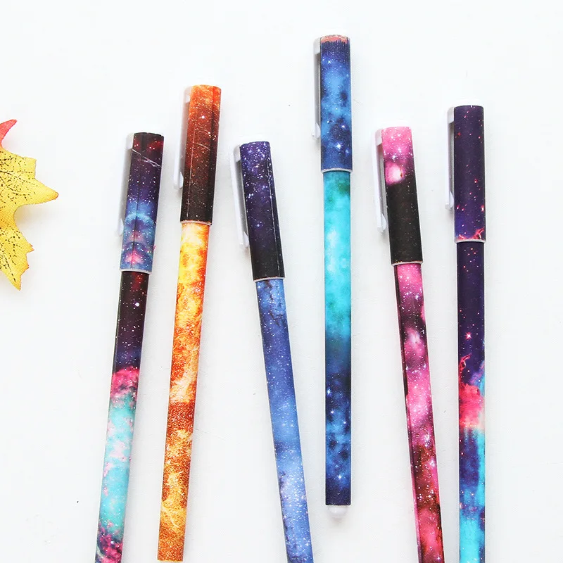 6 шт. набор гелевых ручек для заправки металлических пастельных неоновых эскизов цветная ручка для рисования школьные канцелярские принадлежности маркер для детей подарки ручка