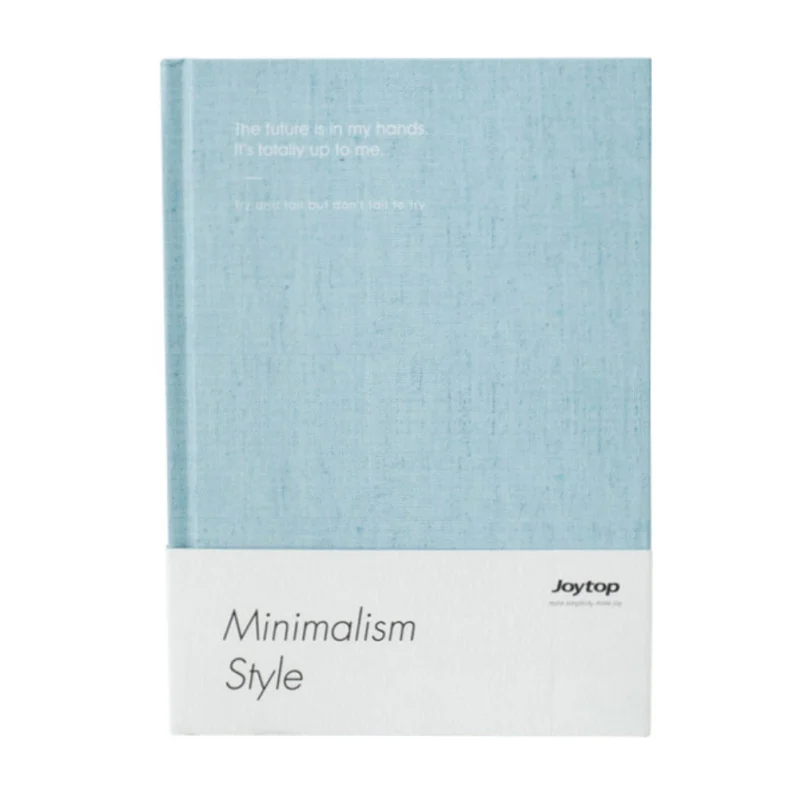 

Minimalism style letter pattern hard cover notebook diary gift perfect binding notebook