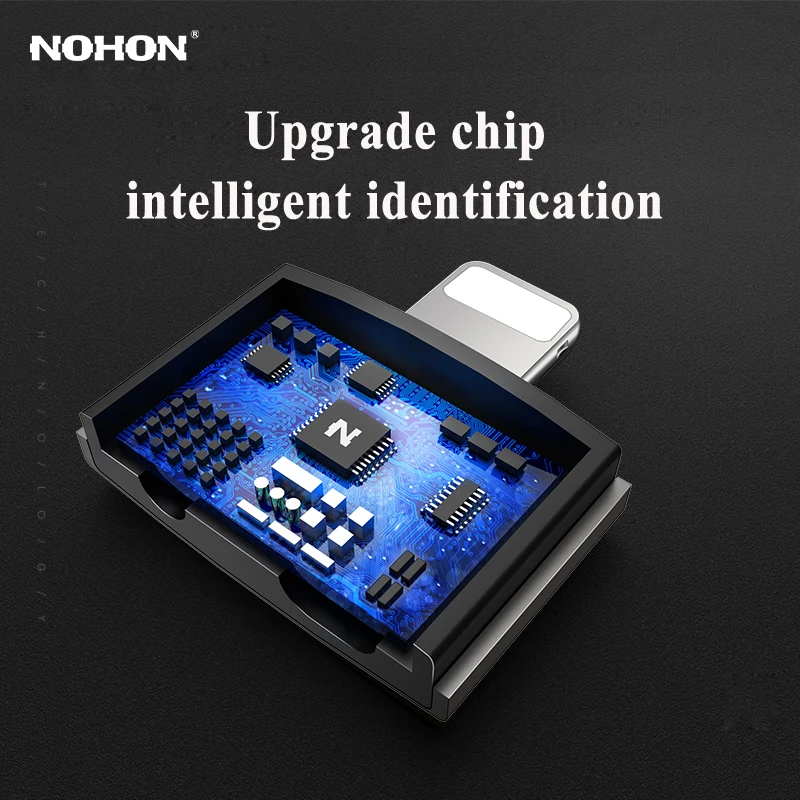 Nohon Headphone Jack Adapter Connector For Lightning iPhone X 8 8P 7 6 6S Plus For 8pin to 3 5mm Earphone Female Aux Audio Cable