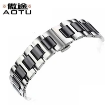Stainless Steel Watchbands For Longines CONQUEST Men Metal Watch Straps For Women 16mm 20mm Ladies Watch Bracelet Belt Strap