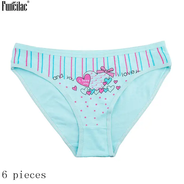 FUNCILAC Woman Cotton Underwear Sexy Panties Briefs for Women Letter
