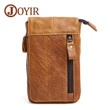 JOYIR, известный бренд, натуральная кожа, мужские сумки на пояс, Ретро стиль, сумка на пояс для денег, сумка на пояс для мужчин