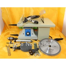 220V Job-Site Portable Mini Little Table Saw Multi-functional Jade Carving Machine Grinding Polishing Machine DIY Tool