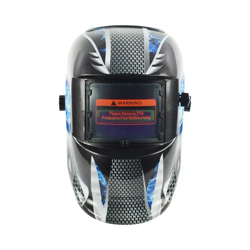 Портативная Солнечная Автоматическая Затемняющая фотоэлектрическая защитная маска для сварки плоская откидная полуспиральная маска сварщика шлем для сварки