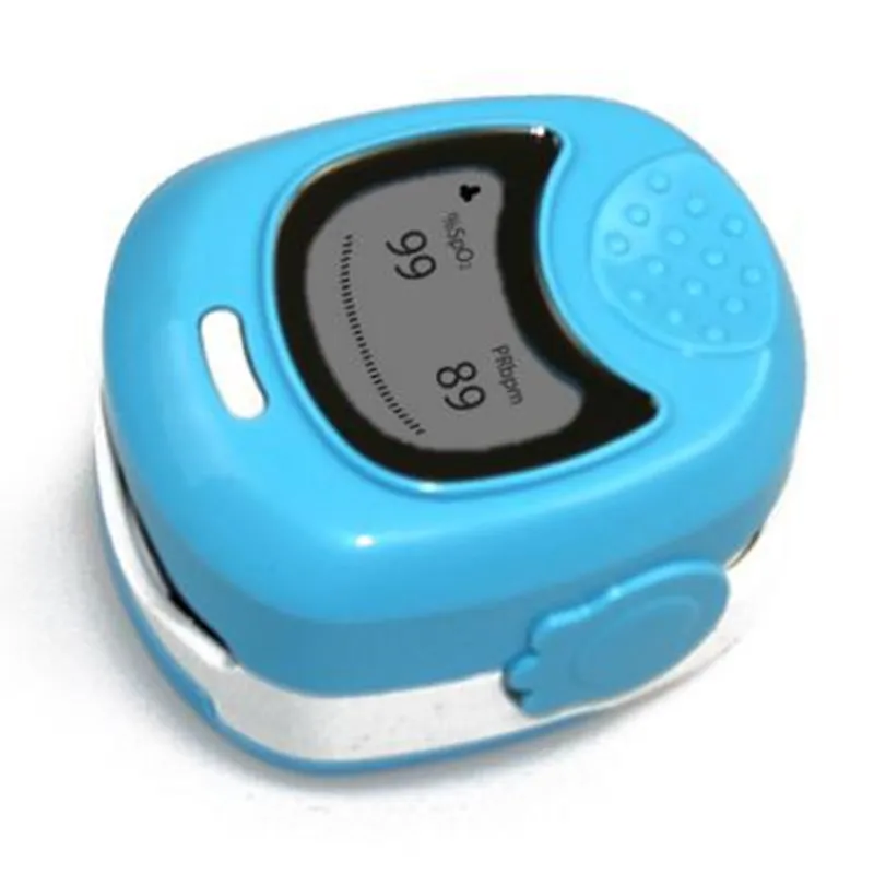 Contec CMS50QA Blue Portable Handheld Pediatric Fingertip Blood Oxygen