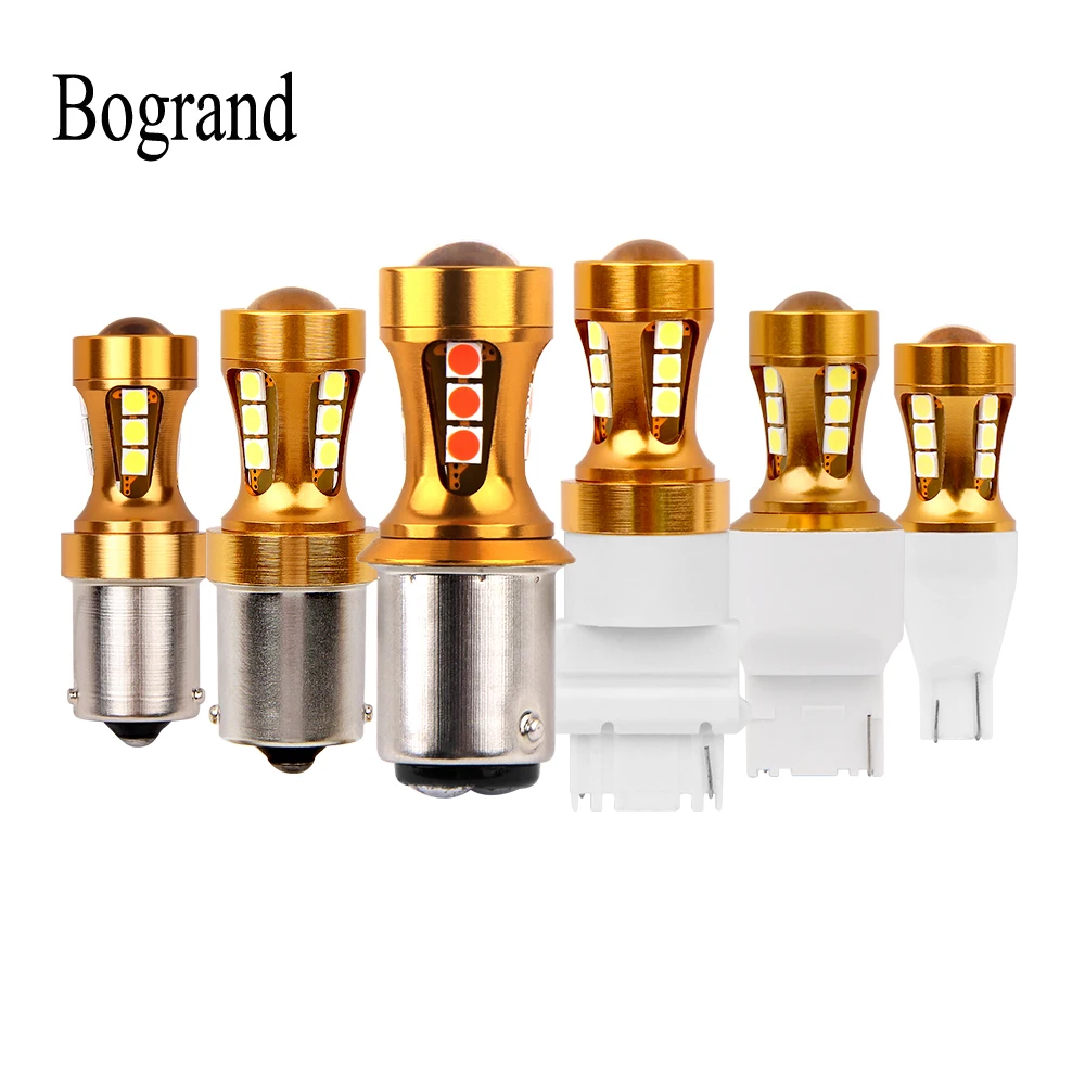 Bogrand P21W 1156 p21/5 w 7443 W21W автомобильная светодиодная лампа T20 W21/5 W 7440 3156 bay15d 3157 авто DRL
