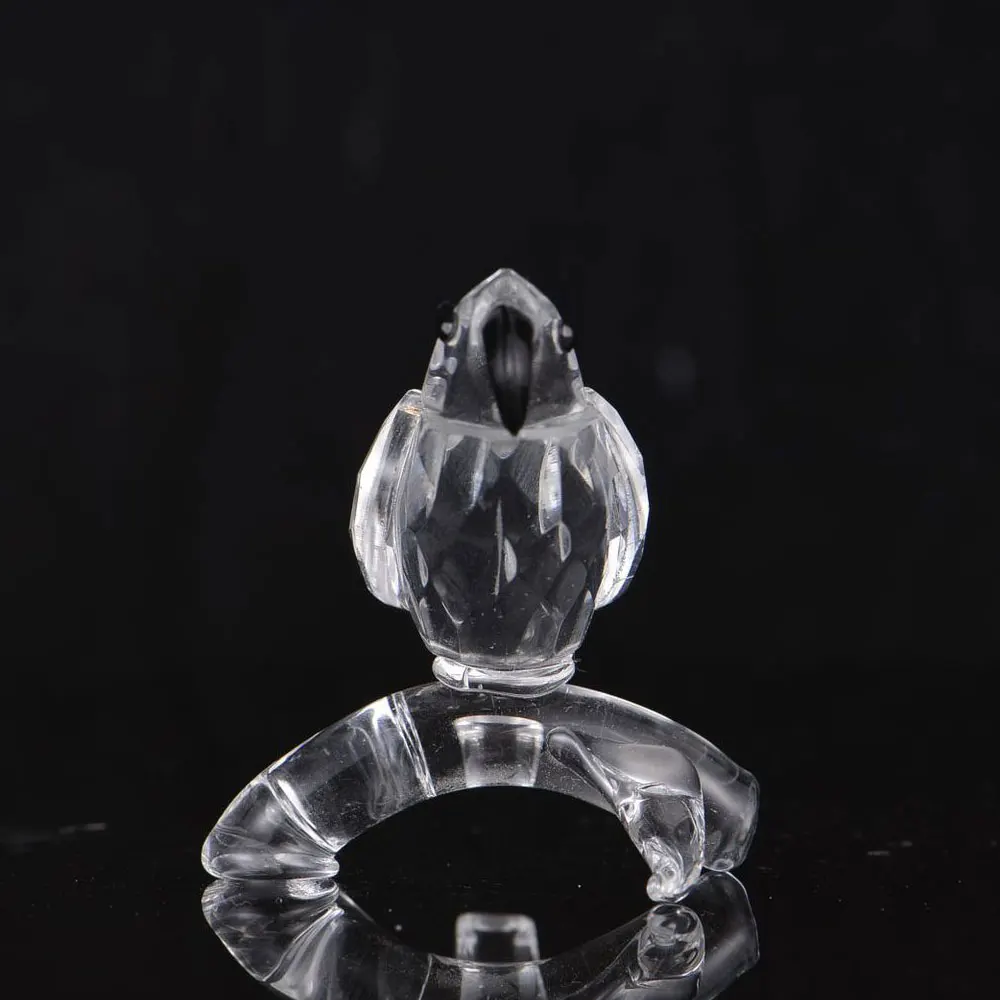 Милый Попугай искусственное миниатюрное стекло ручной работы статуя животного