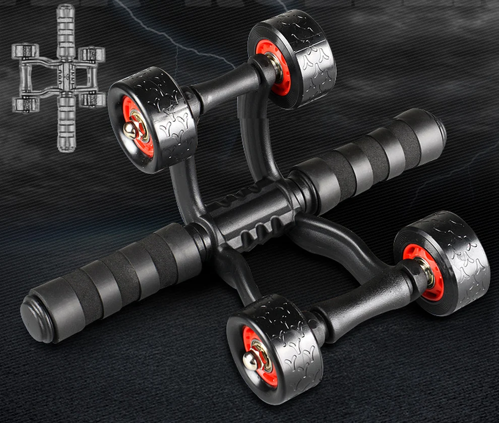 4 Wheels Power Wheel AB Abdominal Roller (9)