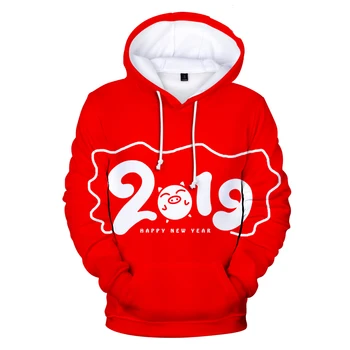 

Frdun Tommy Lucky Pig 3D Hoodies Sweatshirt 2019 digital print Fashion Festive Hoodies Casual Hip Hop Couples streetwear XXS-4XL