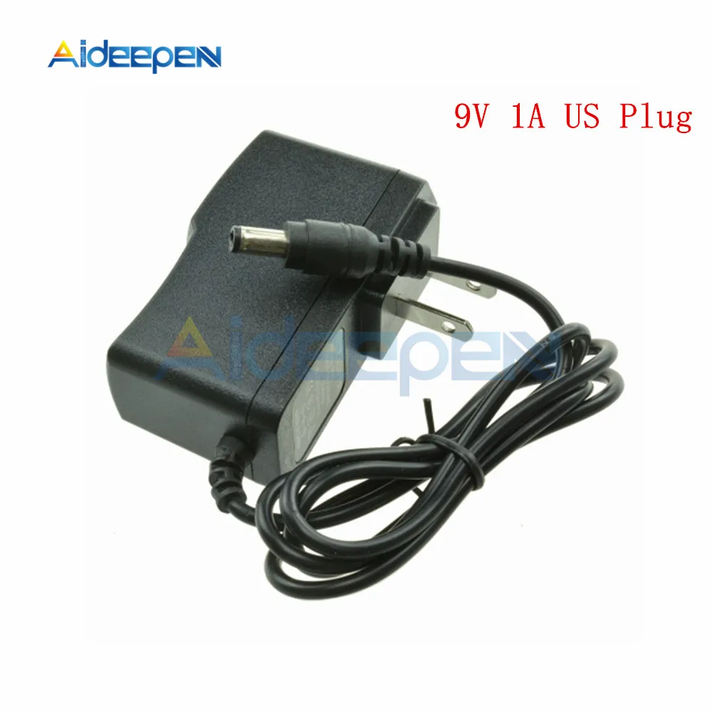 5В 9В 12В, Мощность адаптер питания Зарядное устройство 1A 2A 5,5X2,1 мм Мощность адаптер кабель Длина 1 м