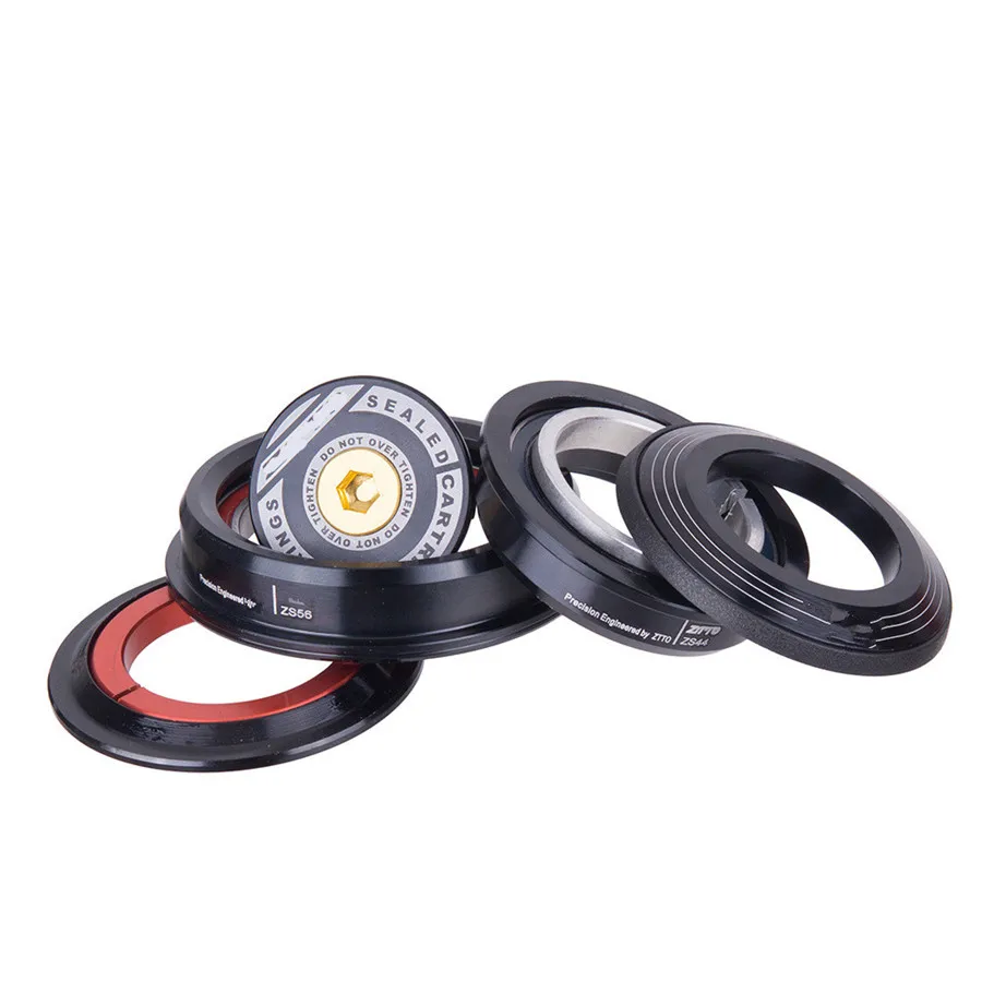 

44mm 56mm Tapered Tube fork Straight ZS44 ZS56 Bicycle Threadless Headset For MTB 28.6mm /30mm fork 1-1/2" 1-1/8