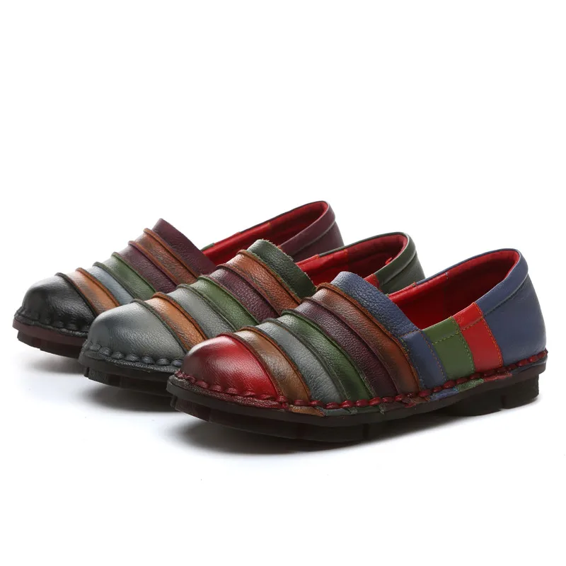 Handmade-100-Genuine-Leather-Women-Flats-Shoes-Fashion-Patchwork-Loafers-Oxfords-Shoes-For-Women-Vintage-Casual (2)